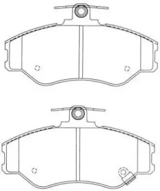 Комплект тормозных колодок AISIN ASN-2025